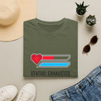 Status: Exhausted Gamer Graphic Tee