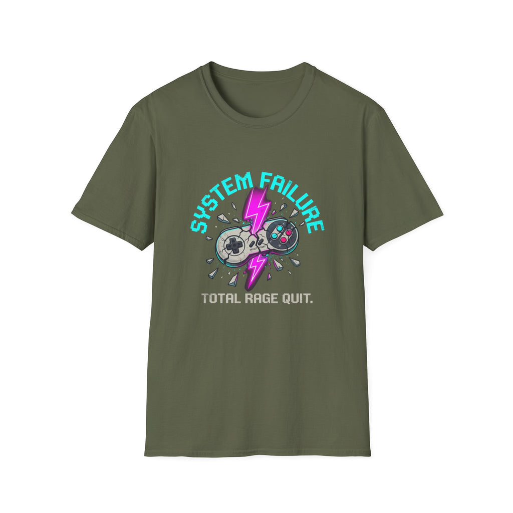 System Failure Gamer Graphic Tee