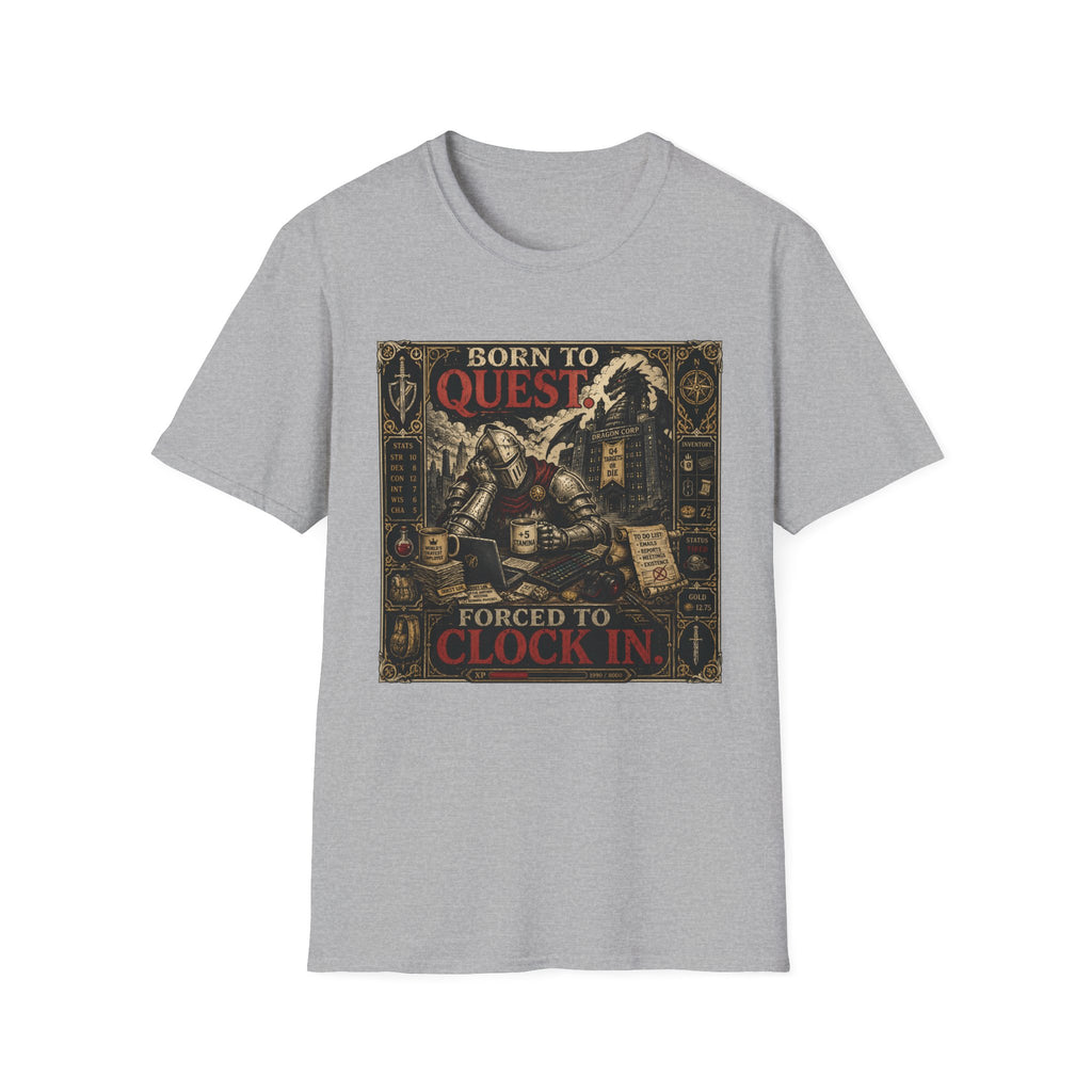 Born To Quest Gamer Graphic Tee