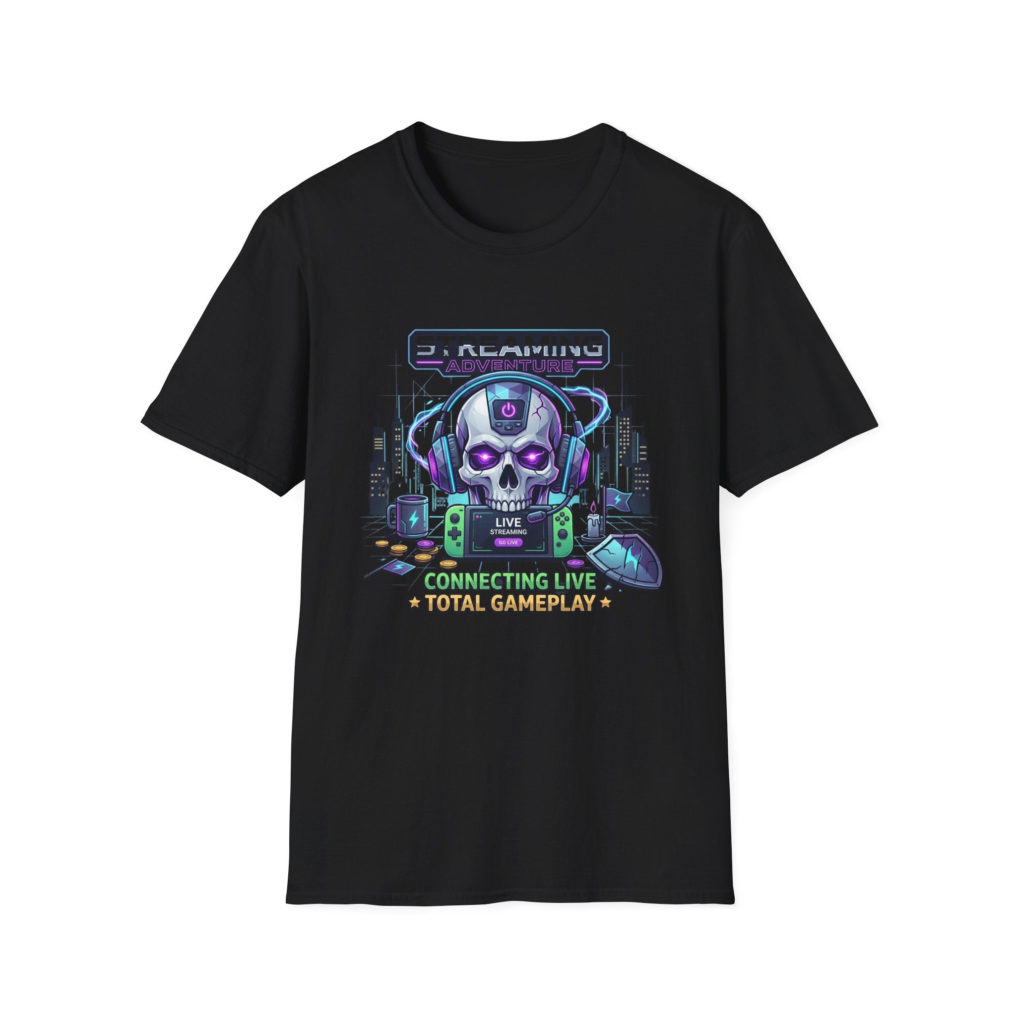 Streaming Adventure Gamer Graphic Tee