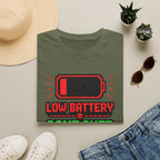 Low Battery Game Over Graphic Tee