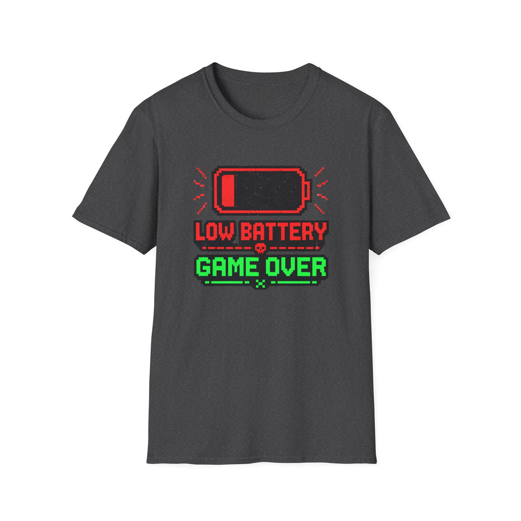 Low Battery Game Over Graphic Tee