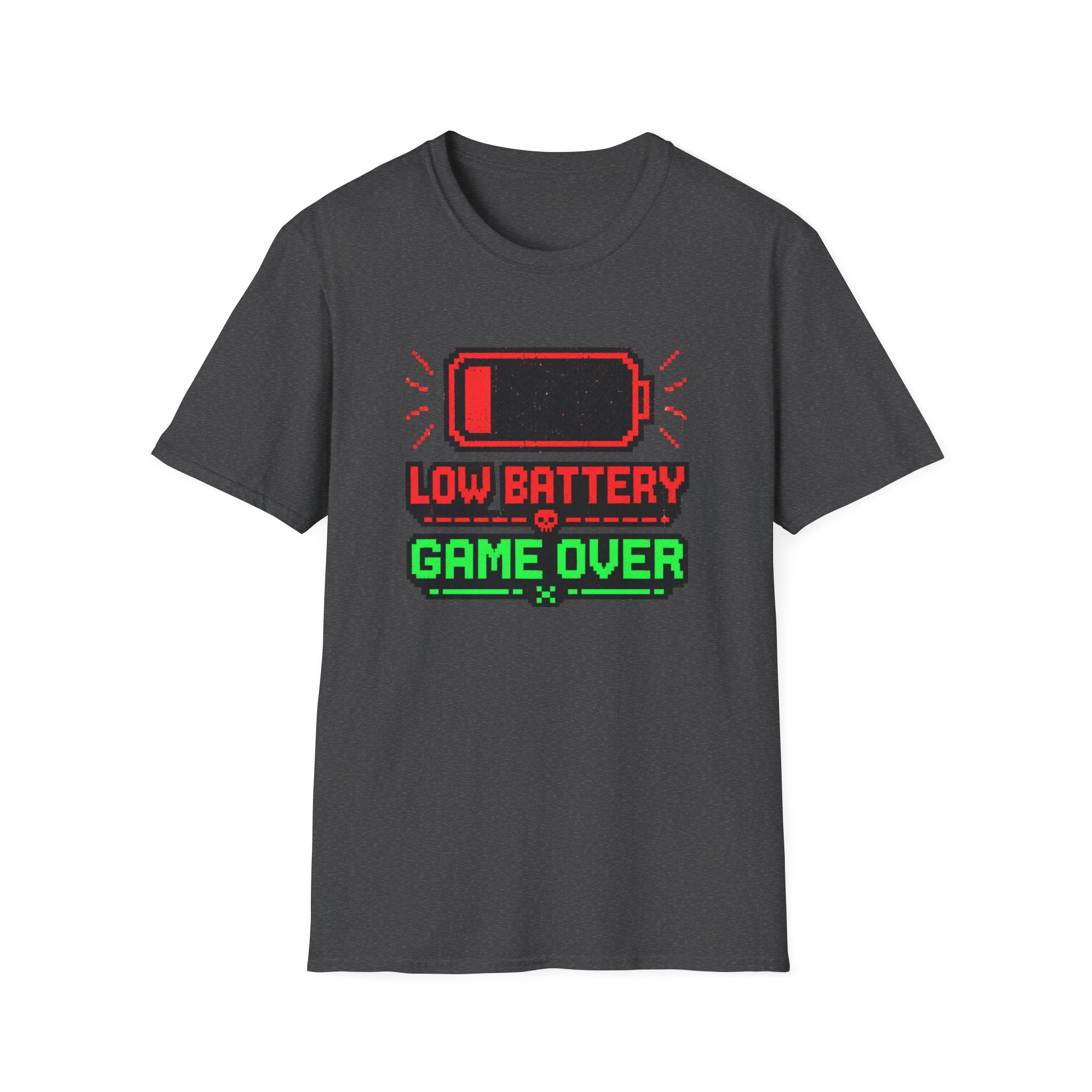 Low Battery Game Over Graphic Tee