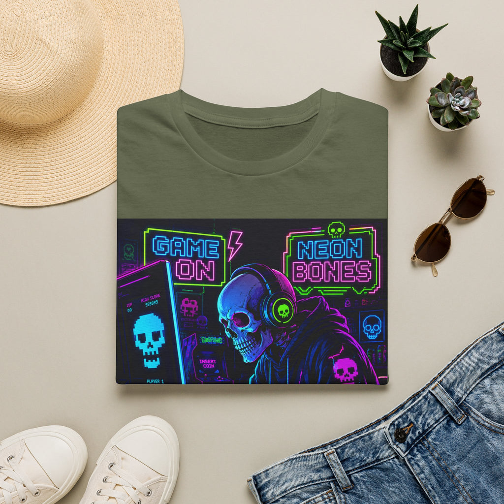 Game On Neon Gamer Graphic Tee