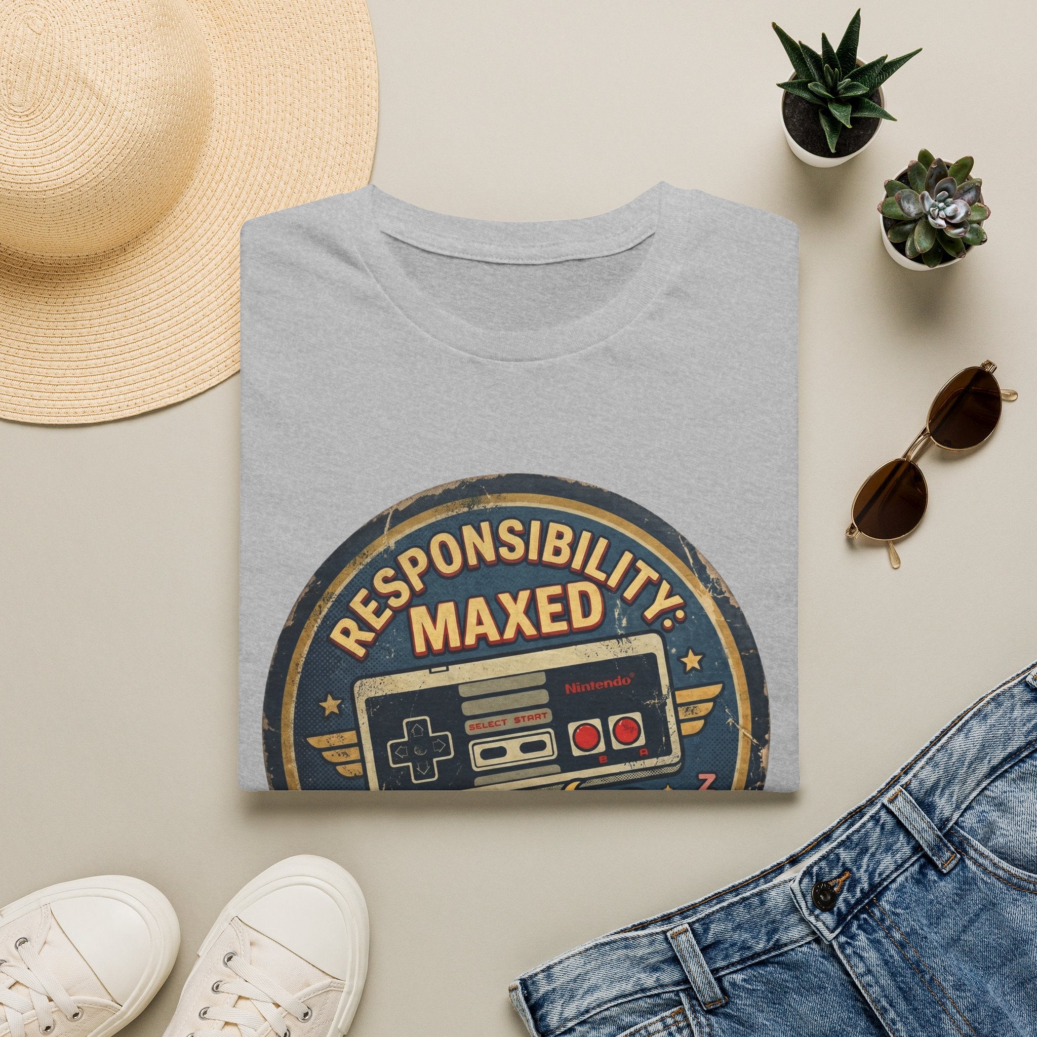 Responsibility Maxed Gamer Graphic Tee