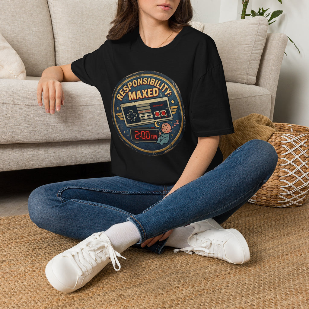 Responsibility Maxed Gamer Graphic Tee