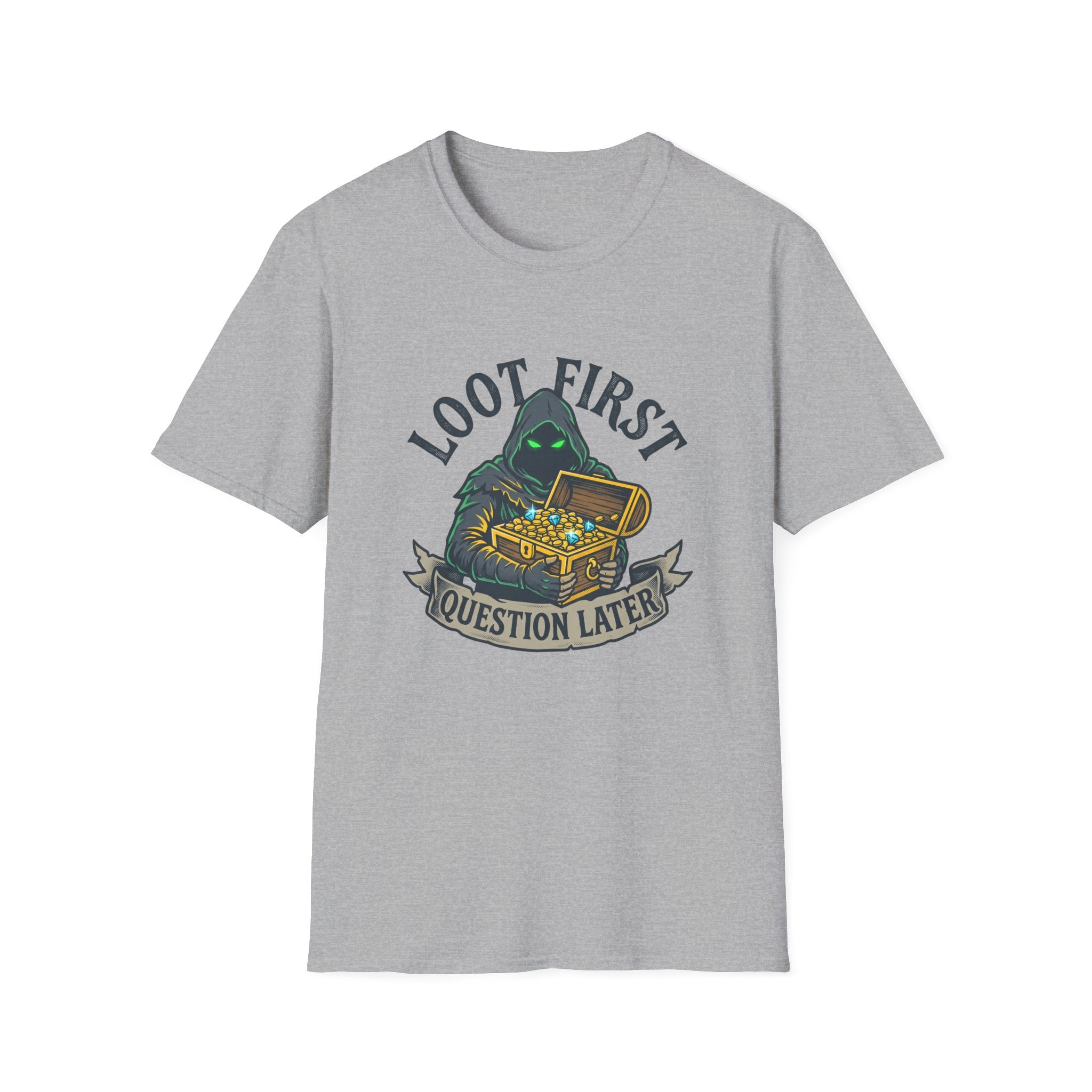 Loot First. Question Later Graphic Tee