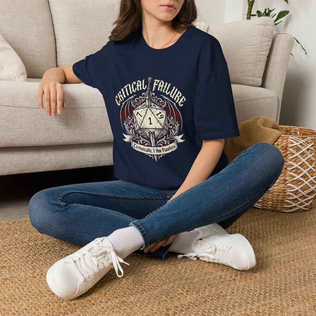 Critical Failure Gamer Graphic Tee