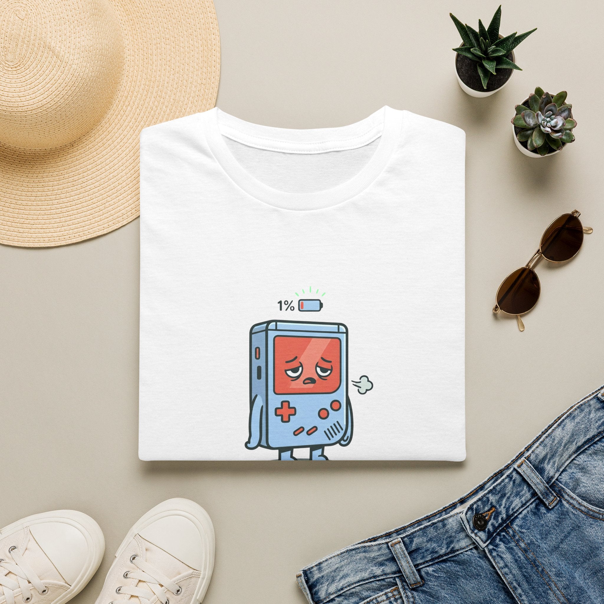 Social Battery Low Gamer Graphic Tee