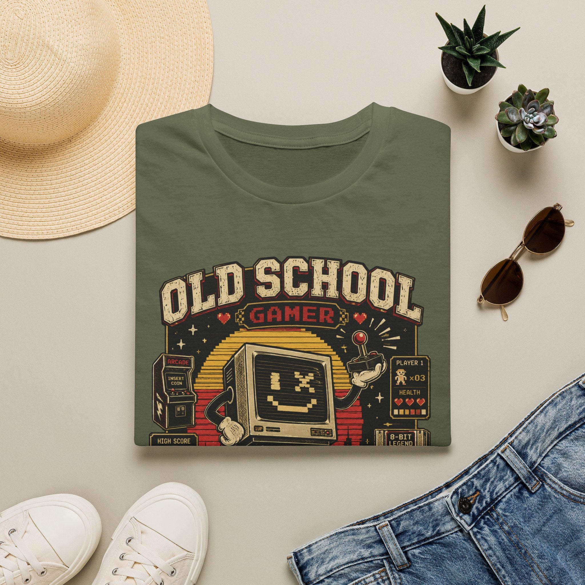Old School Gamer Graphic Tee