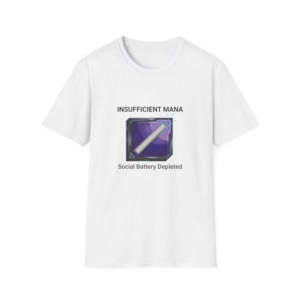 Insufficient Mana Gamer Graphic Tee