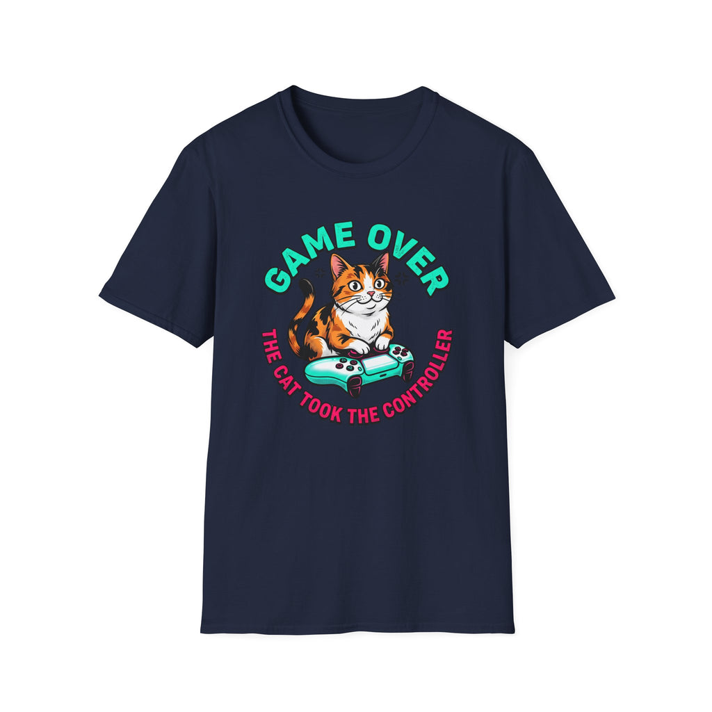 Game Over Cat Graphic Tee
