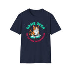 Game Over Cat Graphic Tee