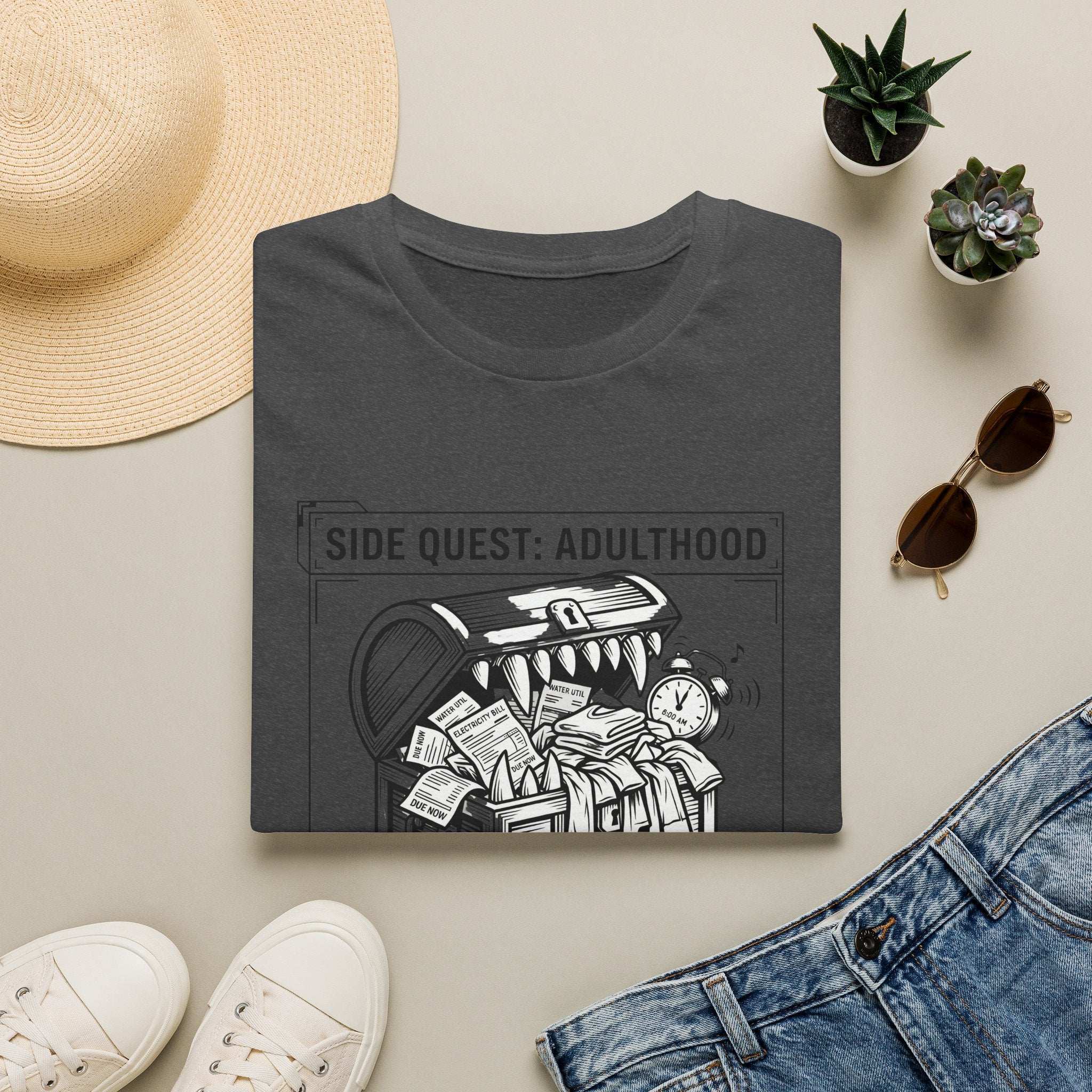 Side Quest Adulthood Graphic Tee