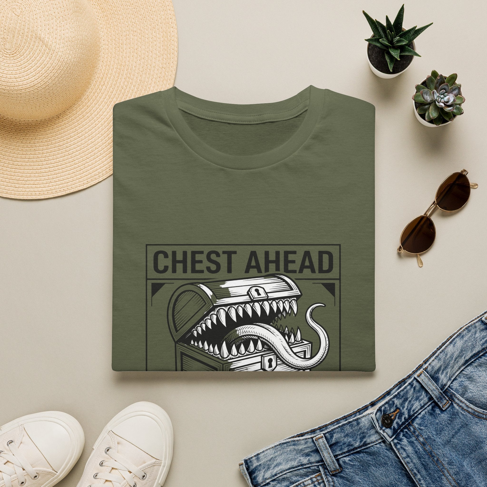 Chest Ahead Gamer Graphic Tee