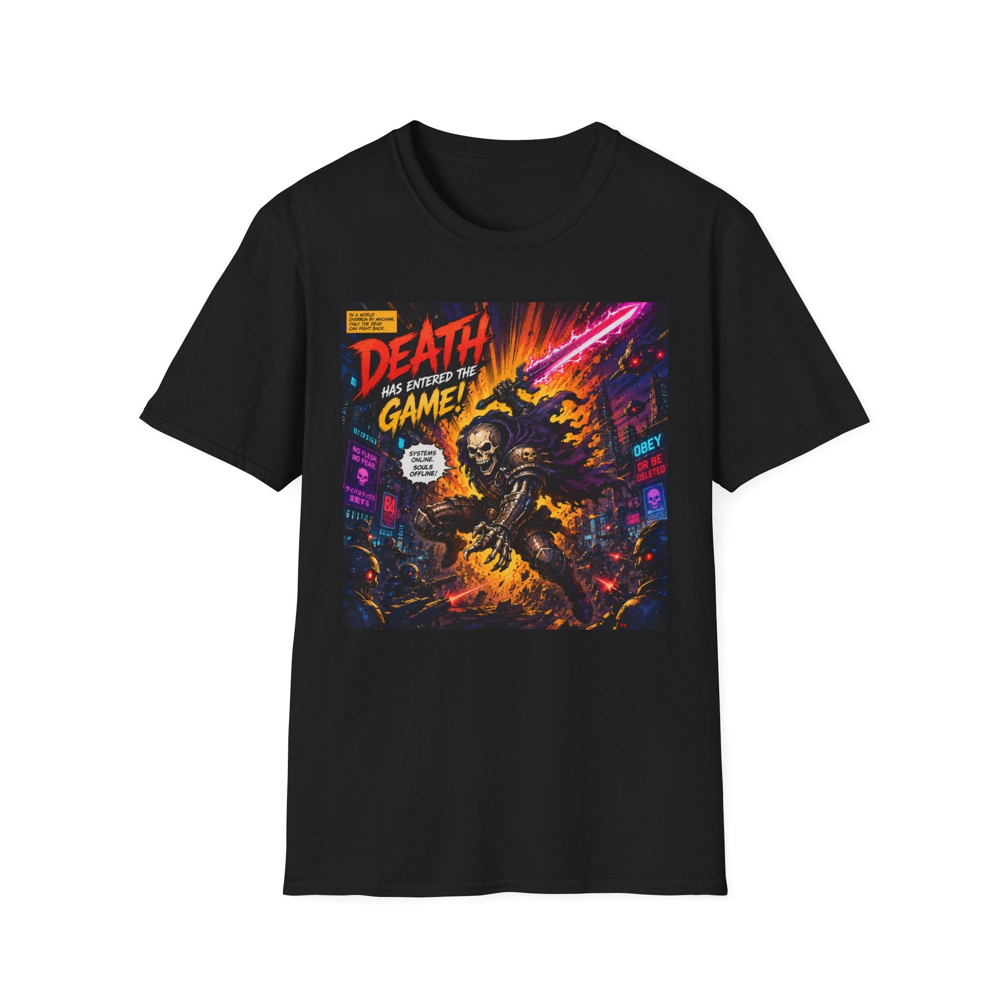 Death Has Entered Gamer Graphic Tee