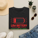 Low Battery Game Over Graphic Tee