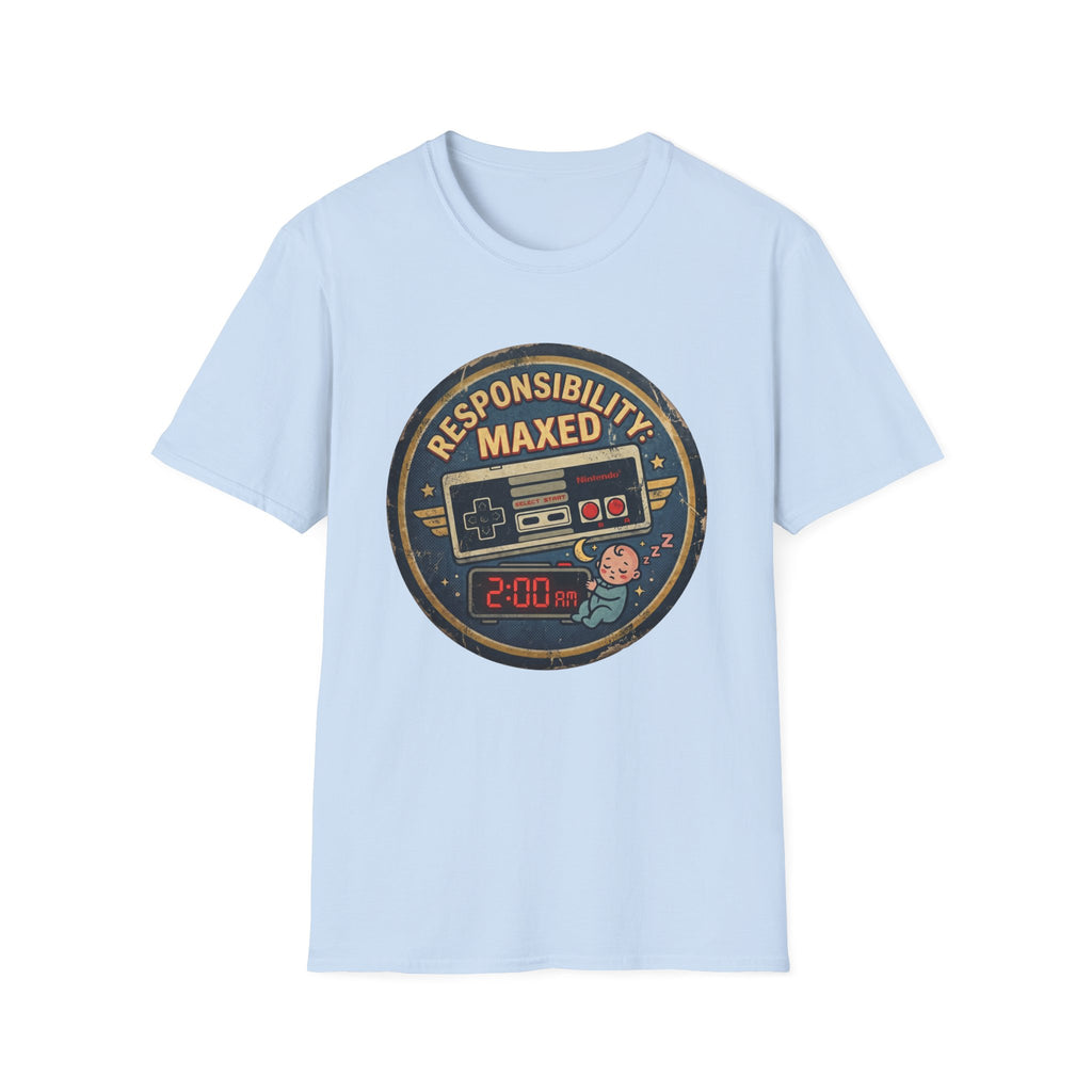 Responsibility Maxed Gamer Graphic Tee