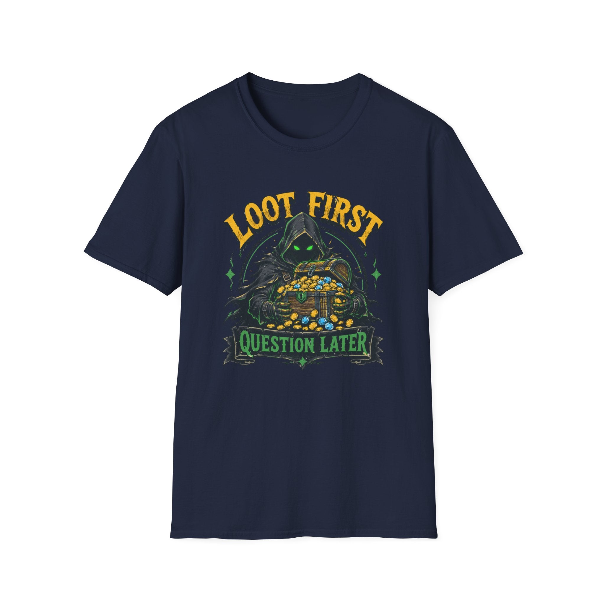 Loot First. Question Later Graphic Tee
