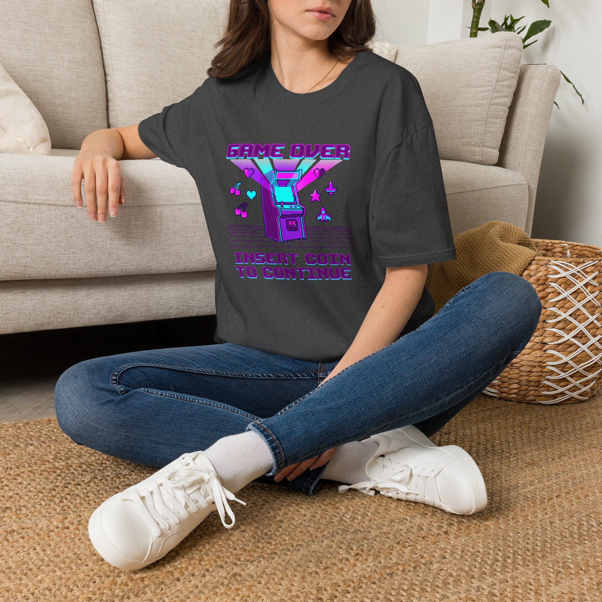 Game Over Insert Coin Graphic Tee