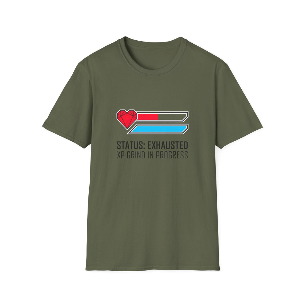 Status: Exhausted Gamer Graphic Tee