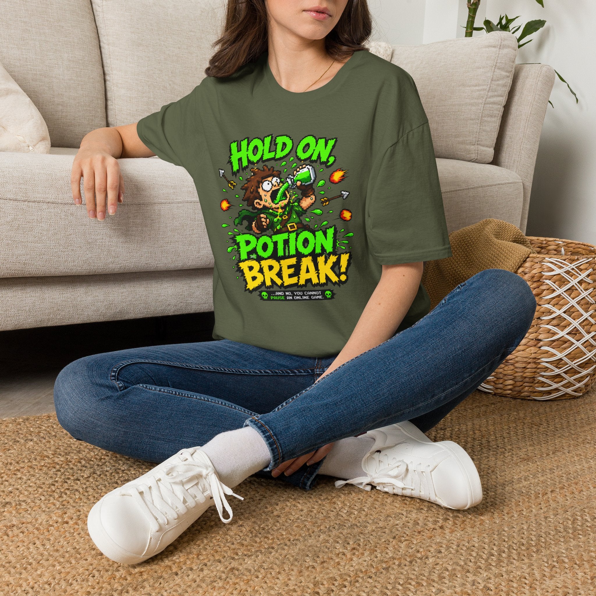 Hold On, Potion Break Graphic Tee