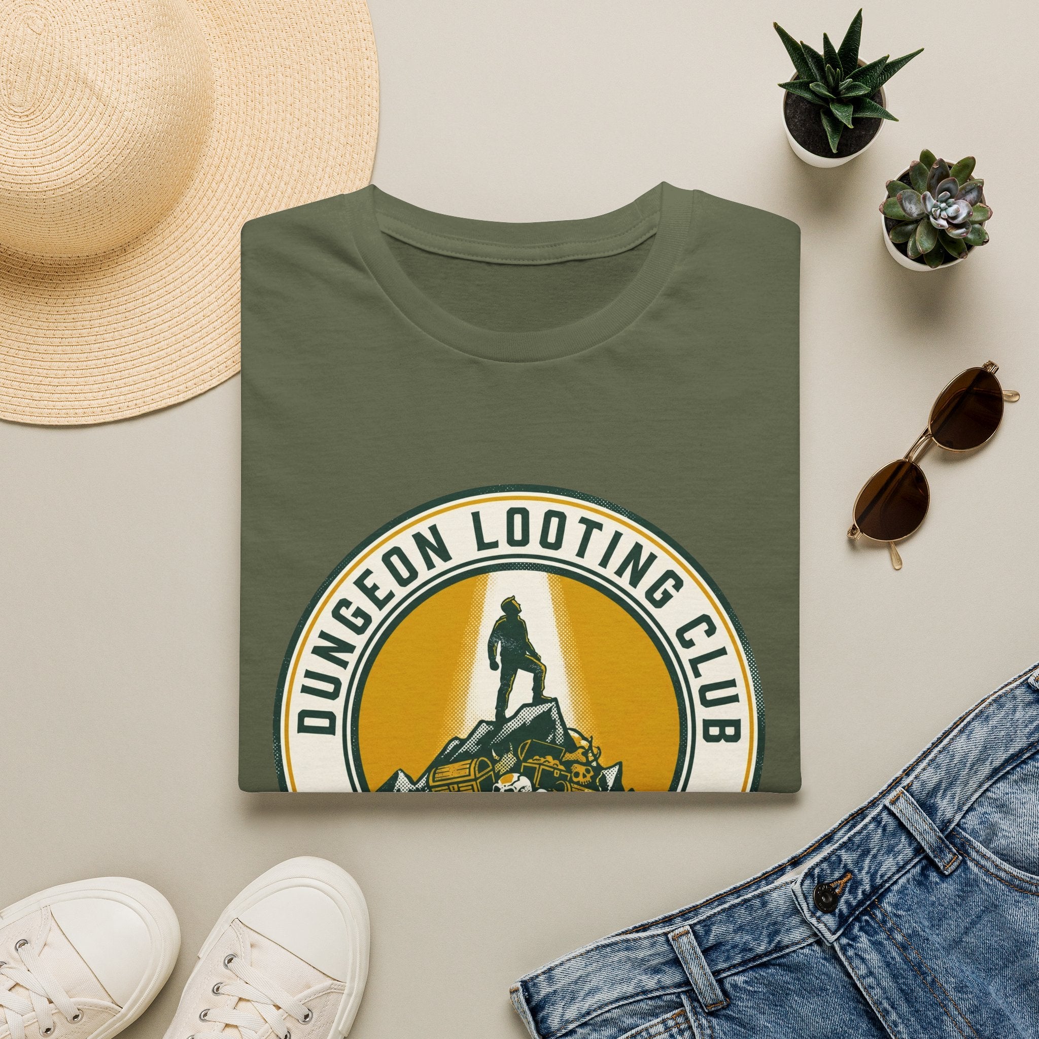Dungeon Looting Club Gamer Graphic Tee