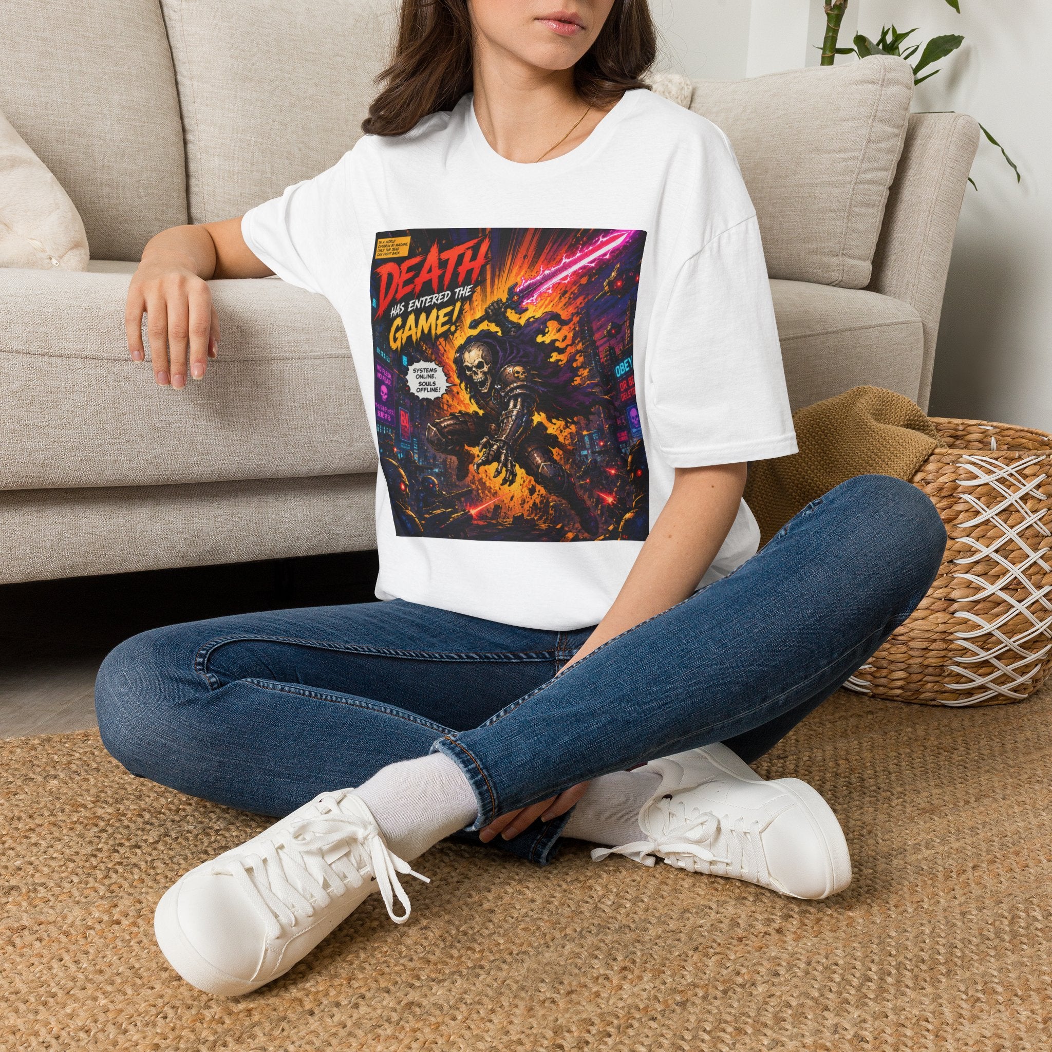 Death Has Entered Gamer Graphic Tee