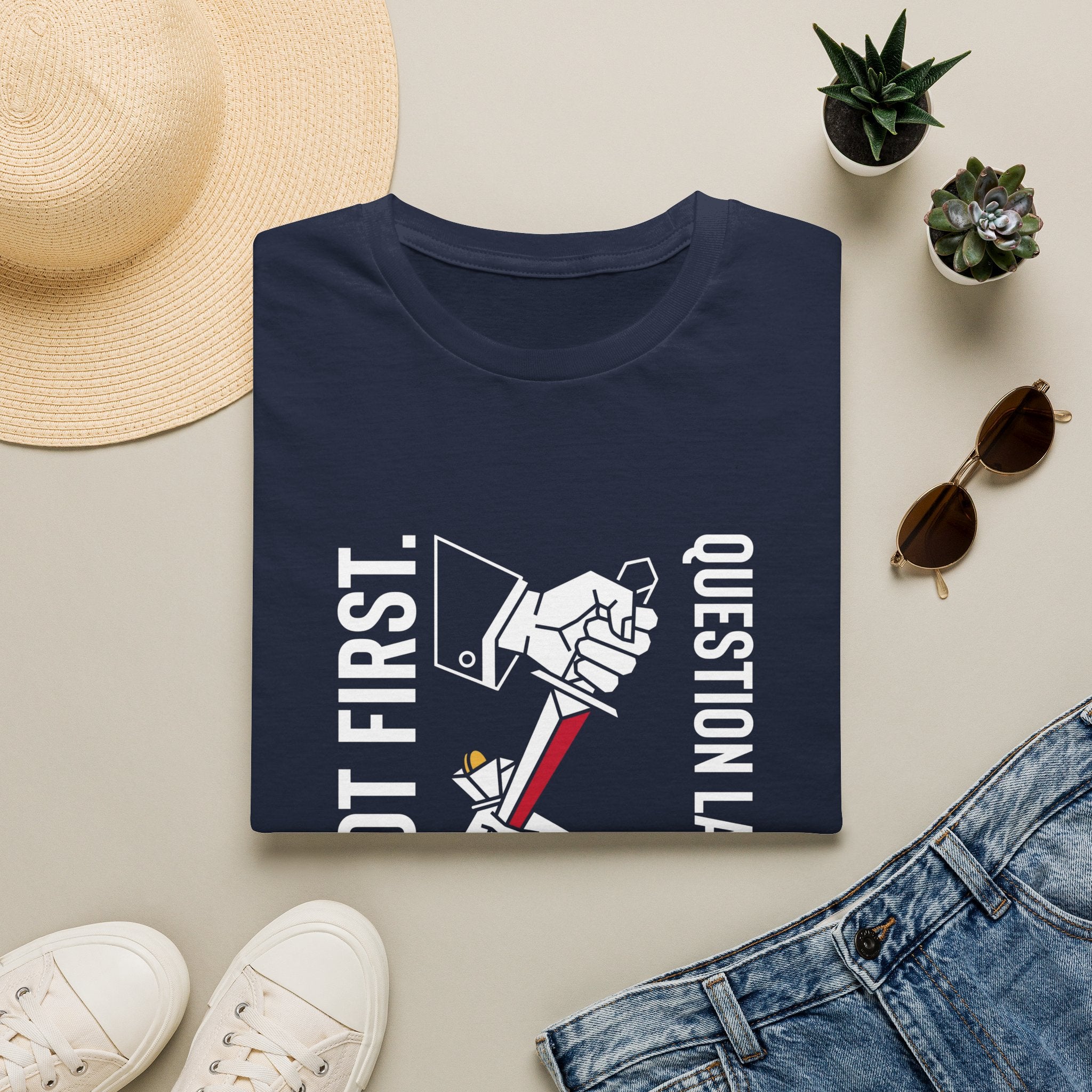 Loot First Question Later Graphic Tee