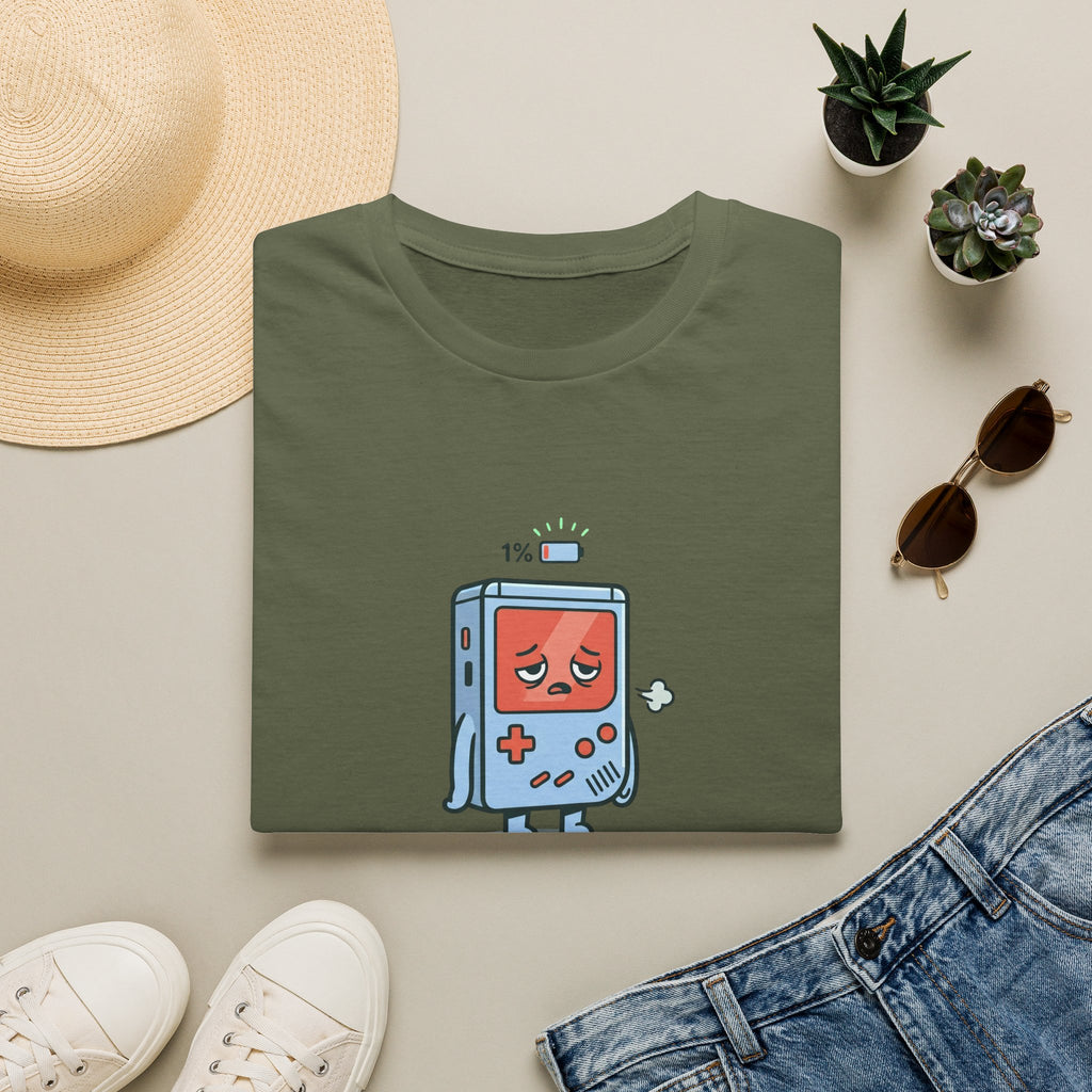 Social Battery Low Gamer Graphic Tee