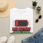 Low Battery Game Over Graphic Tee