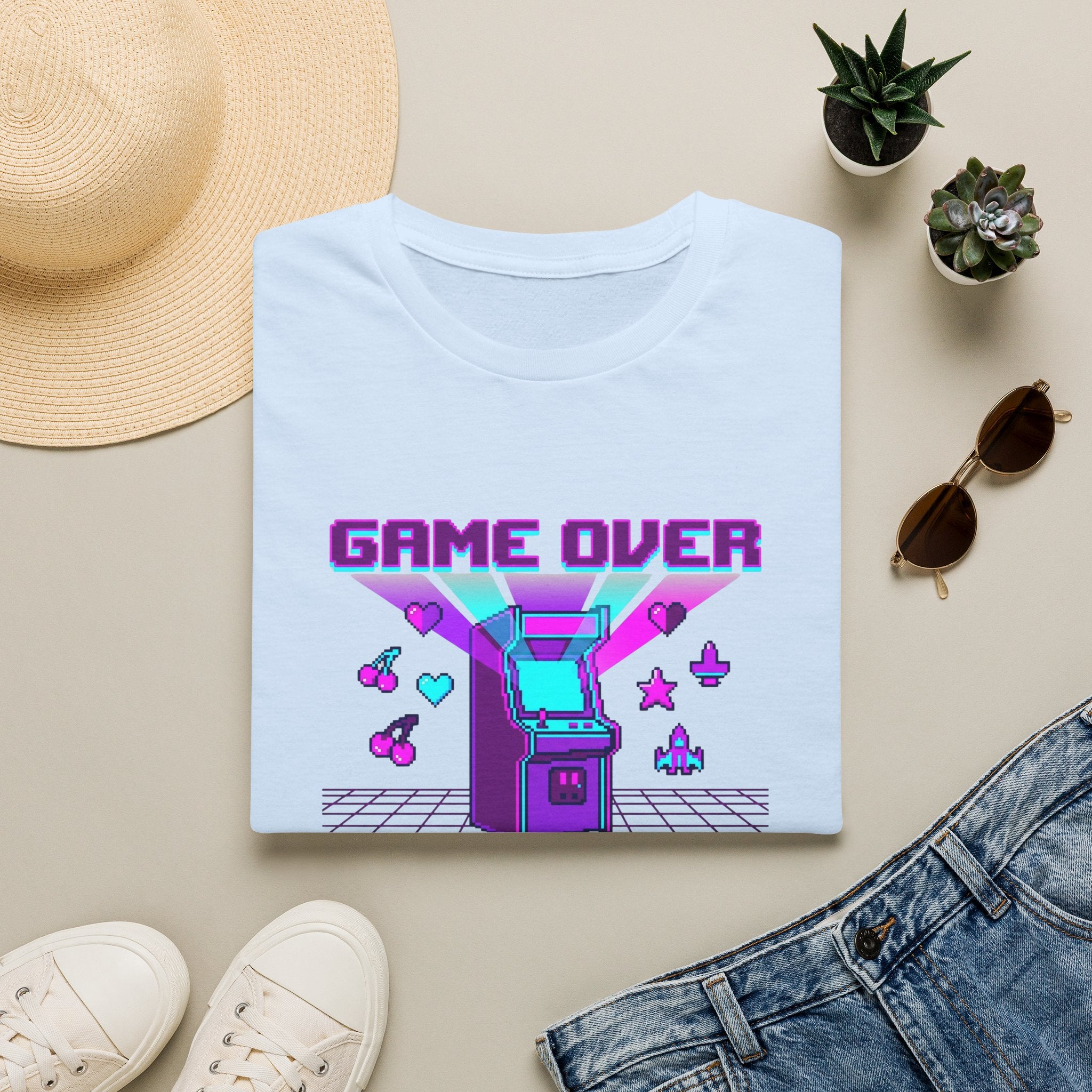 Game Over Insert Coin Graphic Tee