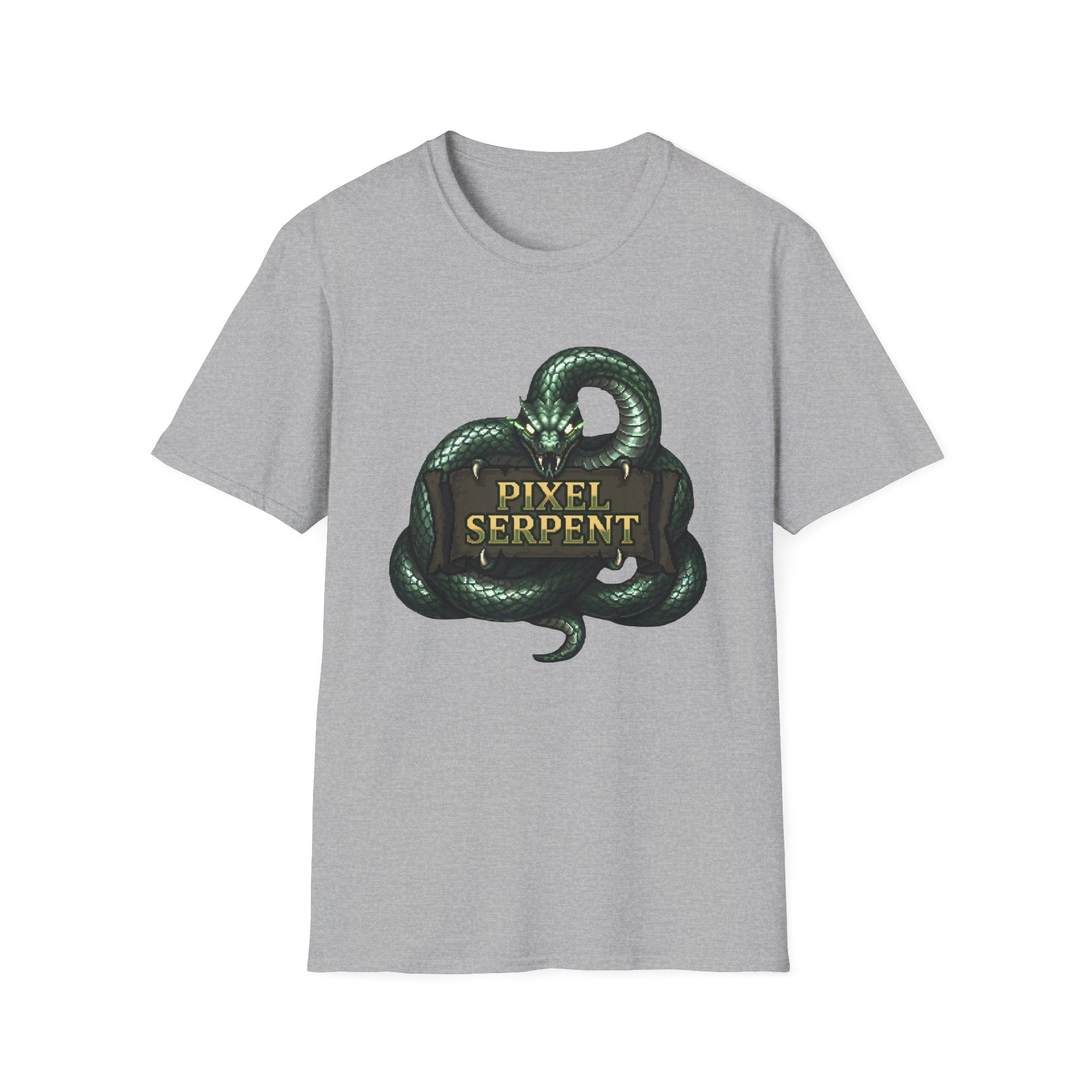 Pixel Serpent Gamer Graphic Tee