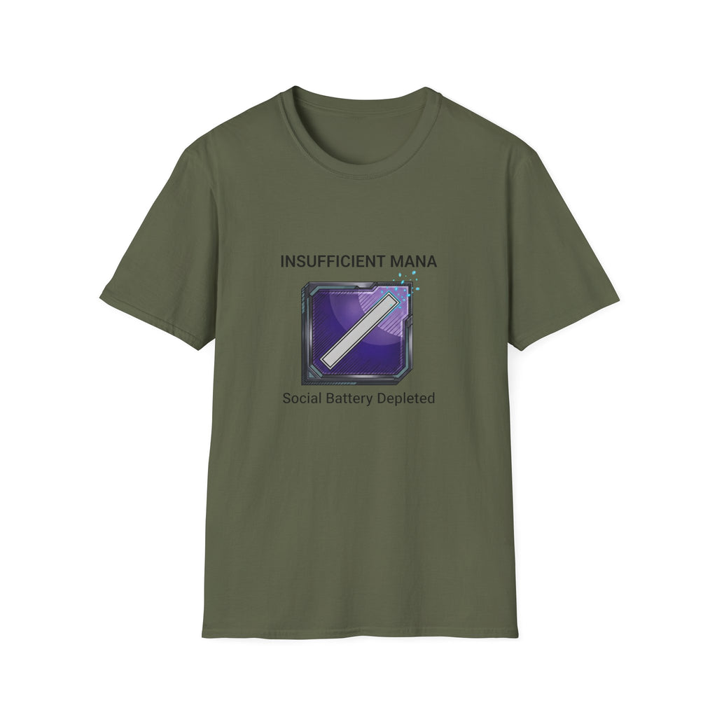Insufficient Mana Gamer Graphic Tee