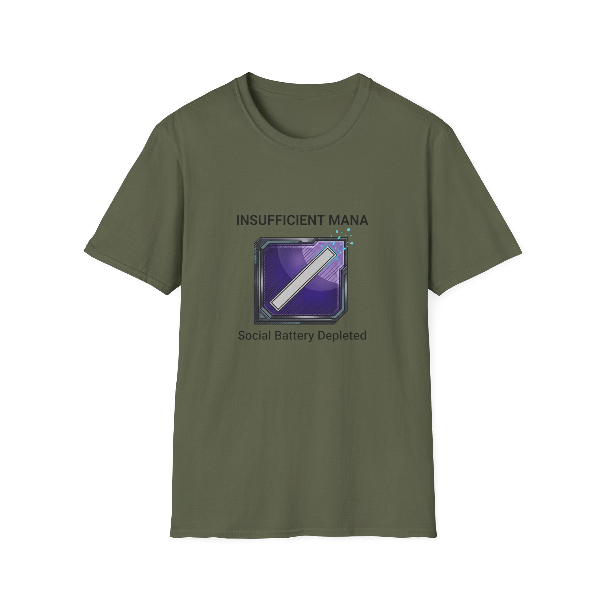 Insufficient Mana Gamer Graphic Tee