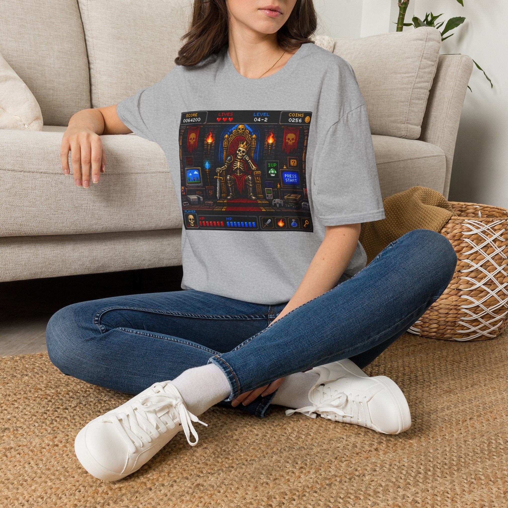 Retro King Gamer Graphic Tee