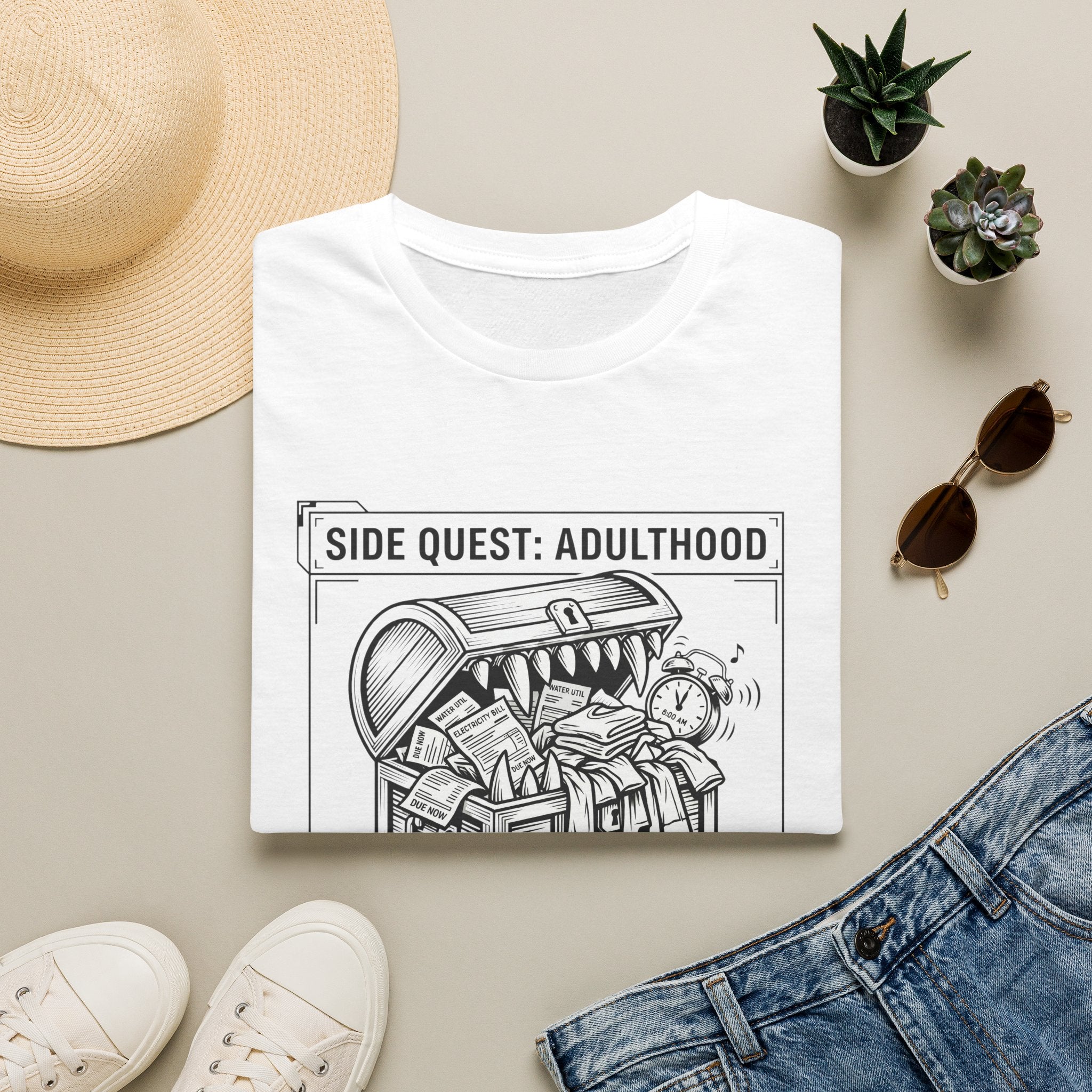 Side Quest Adulthood Graphic Tee