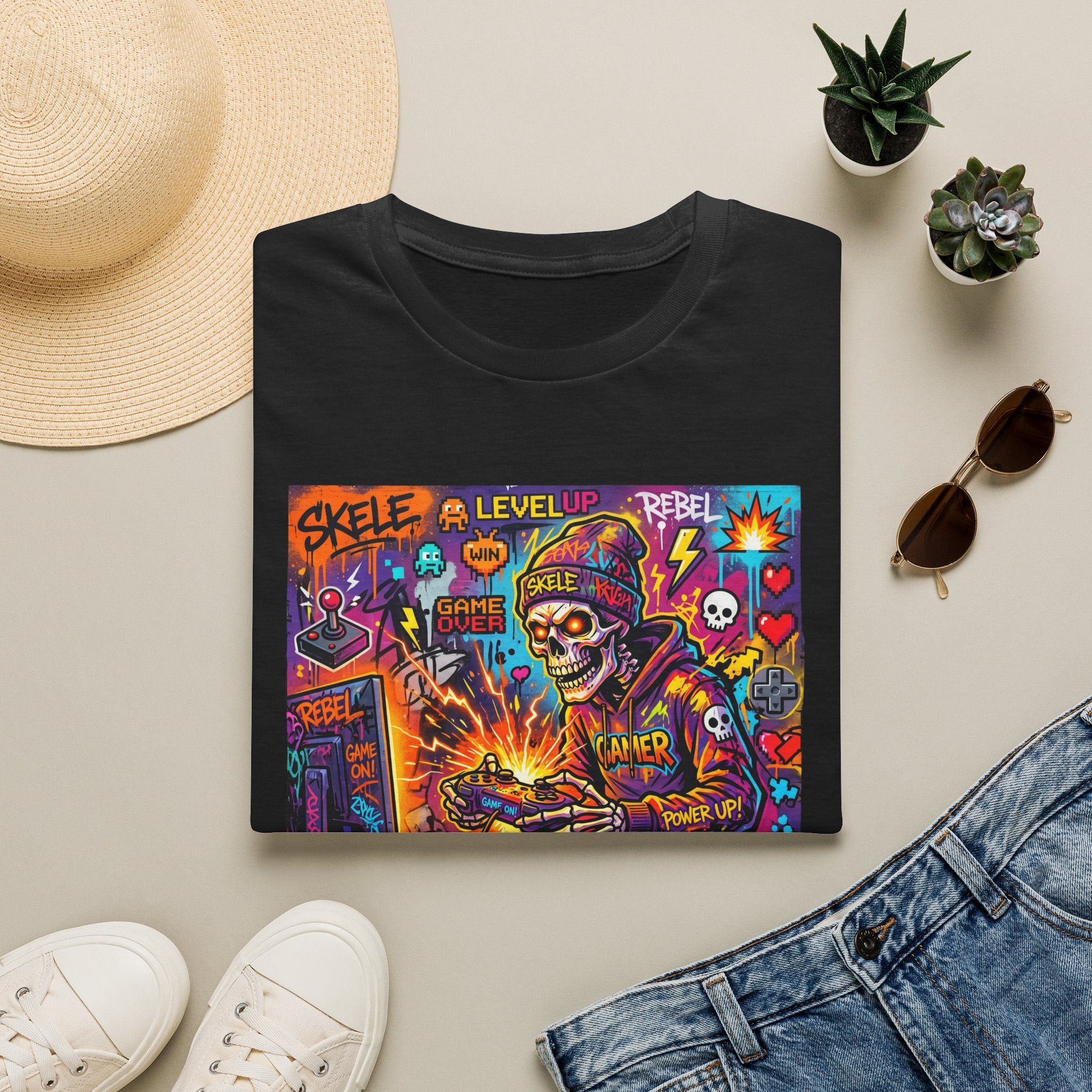 Skele Gamer Graphic Tee