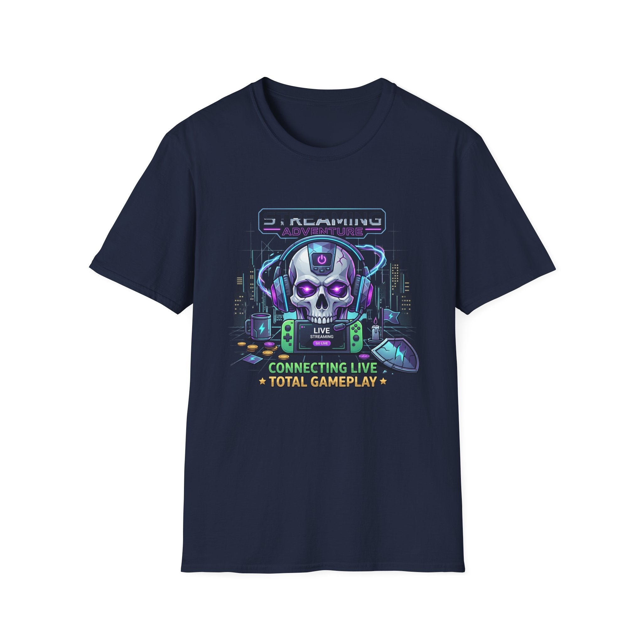 Streaming Adventure Gamer Graphic Tee