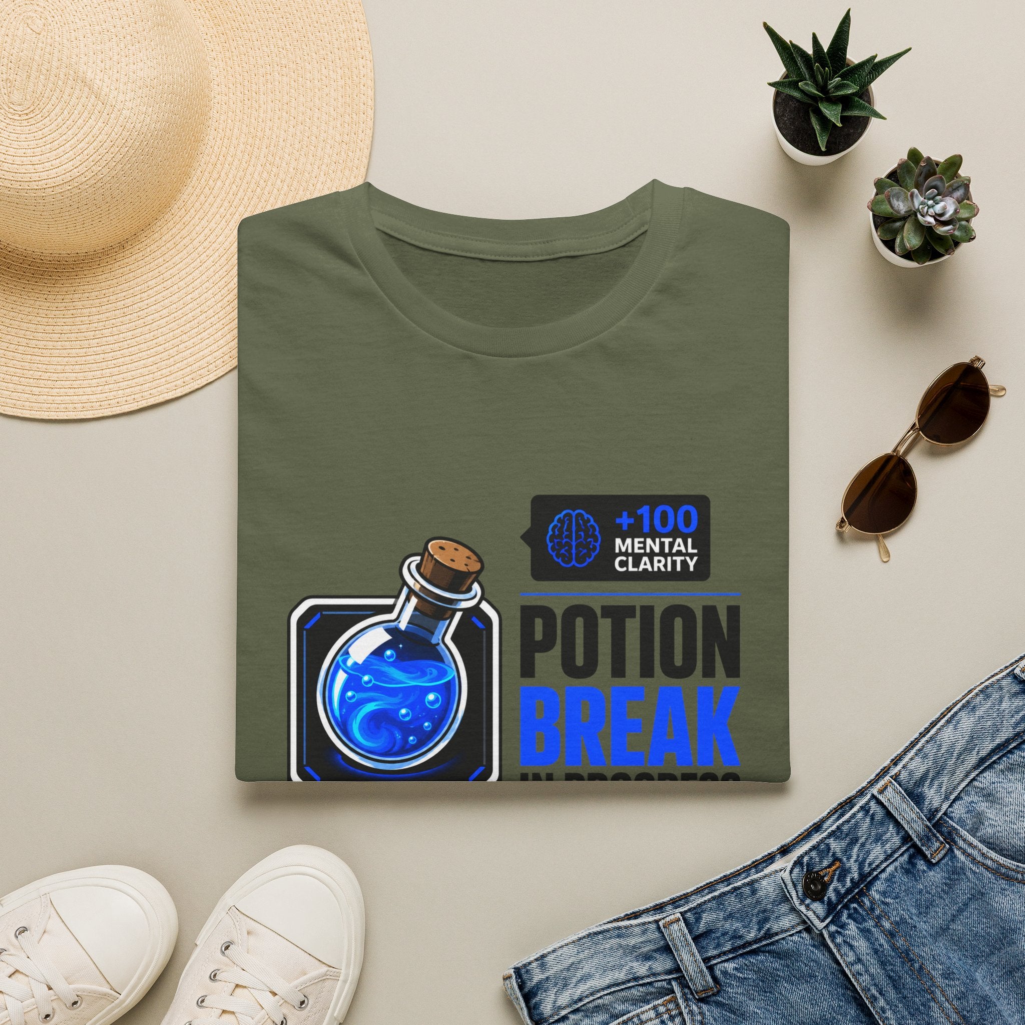Potion Break in Progress Graphic Tee