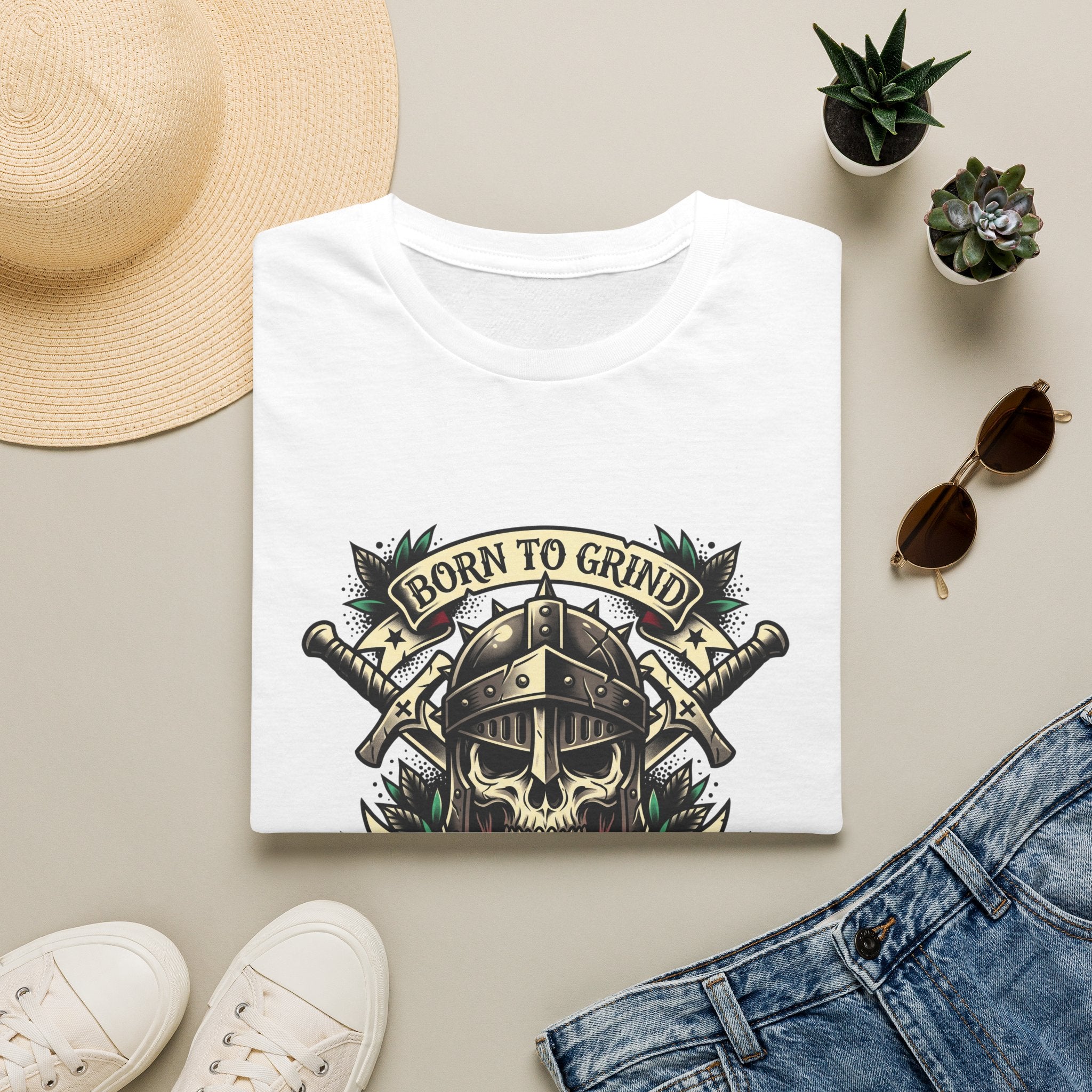 Born To Grind Gamer Graphic Tee