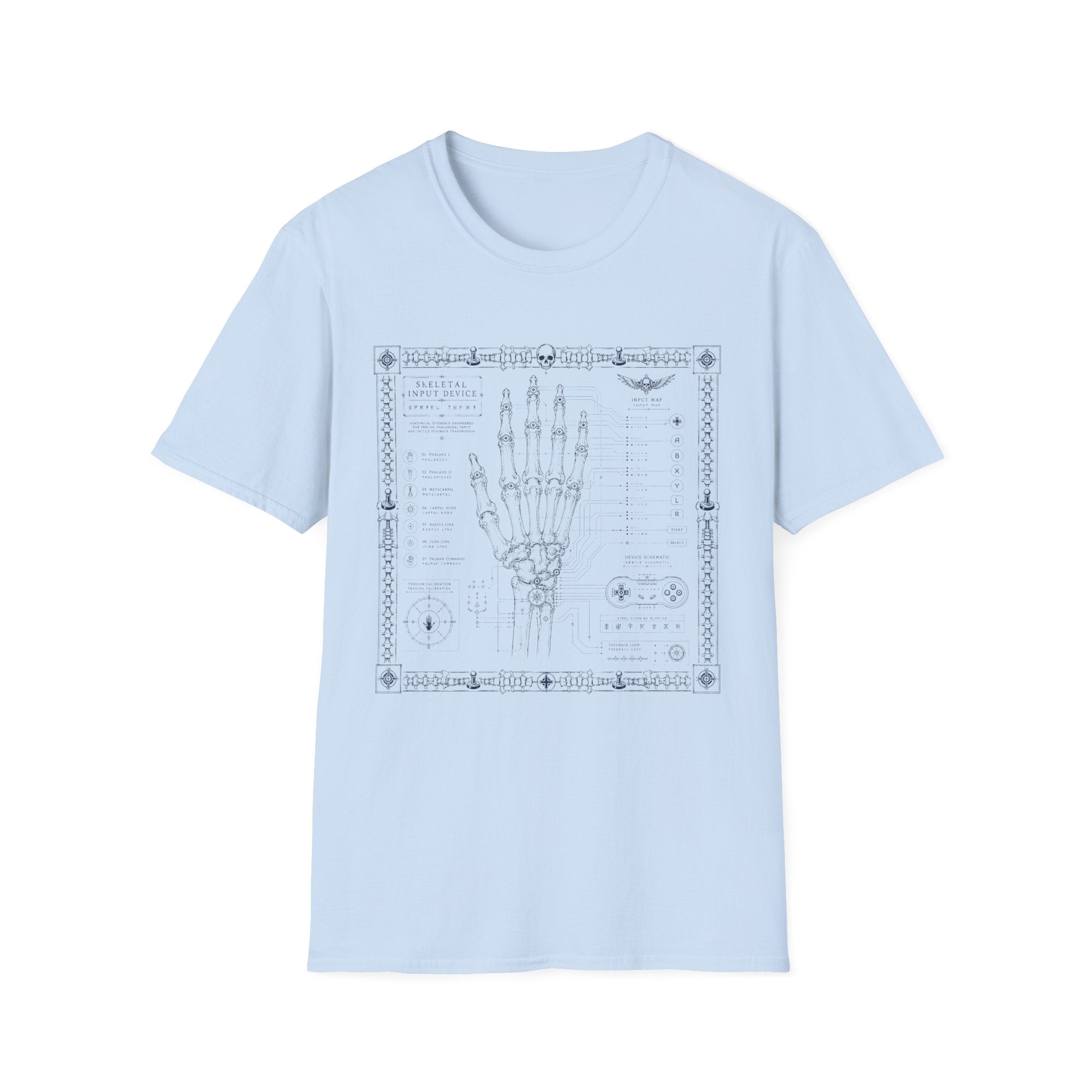 Skeleton Input Device Graphic Tee