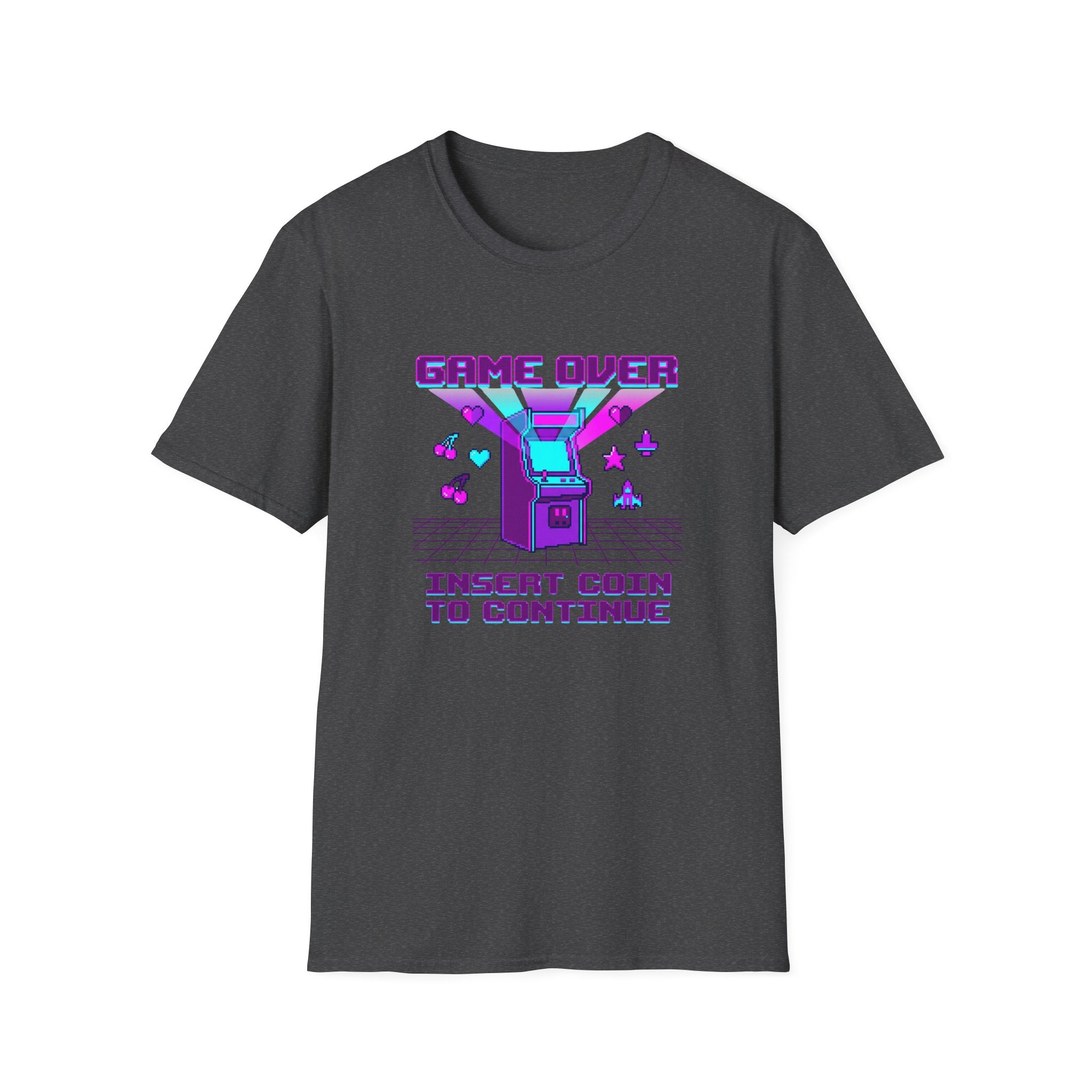 Game Over Insert Coin Graphic Tee