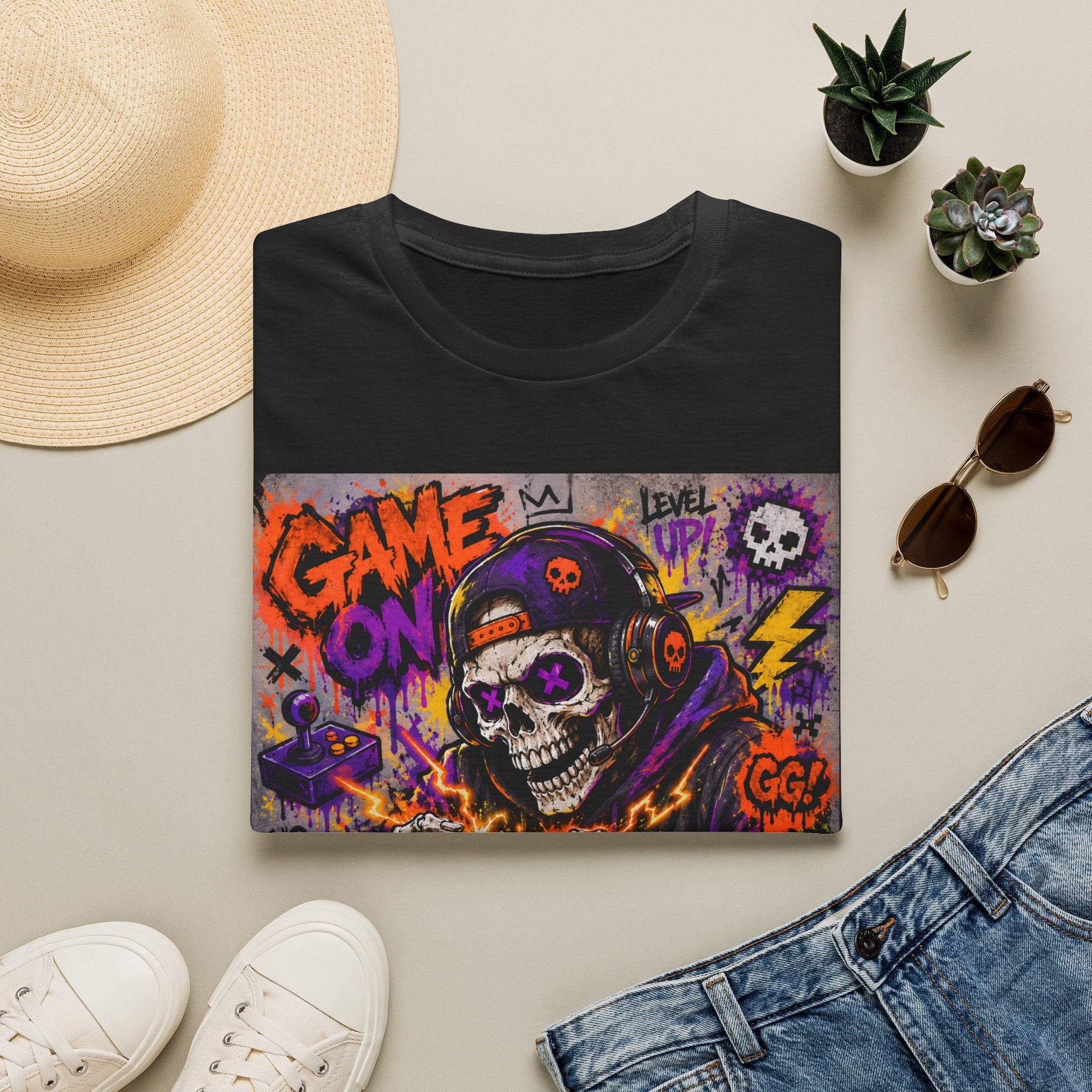 Game on Cyberpunk Graphic Tee