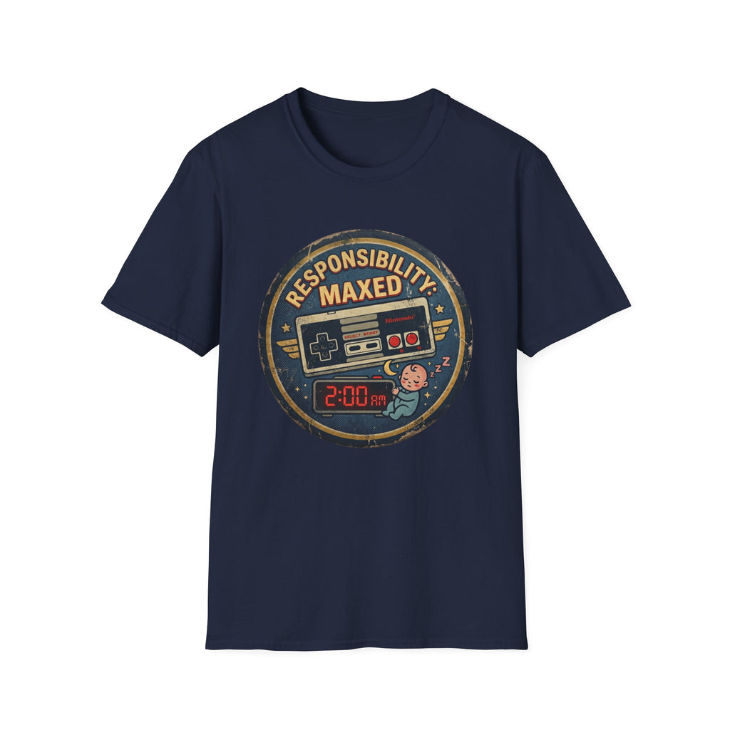 Responsibility Maxed Gamer Graphic Tee