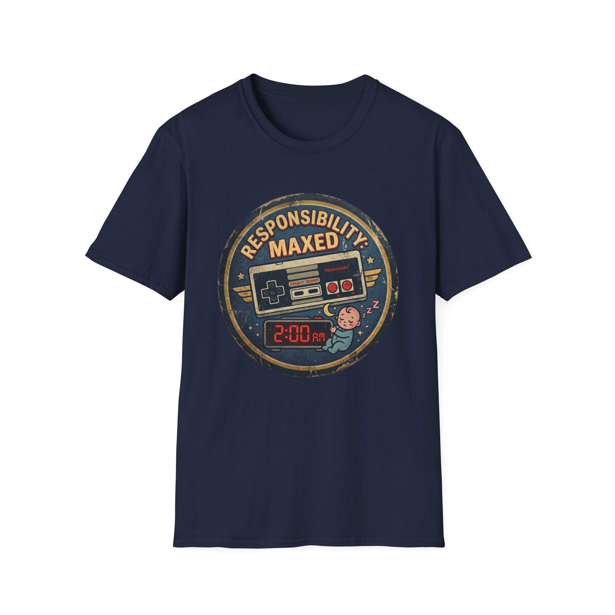 Responsibility Maxed Gamer Graphic Tee