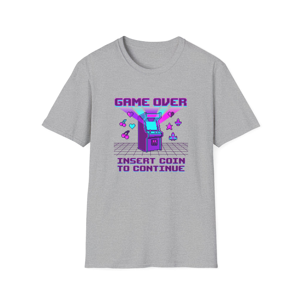 Game Over Insert Coin Graphic Tee