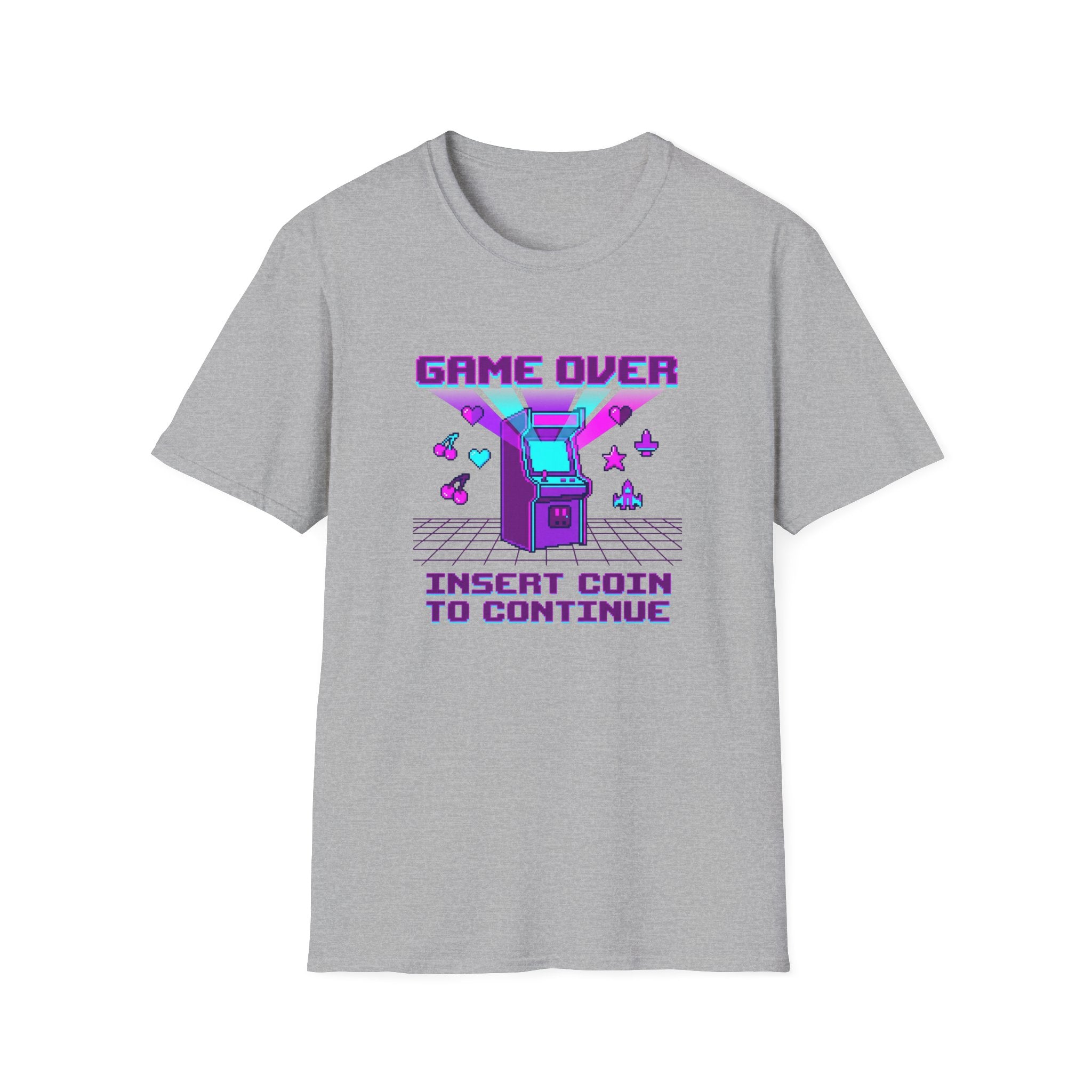 Game Over Insert Coin Graphic Tee