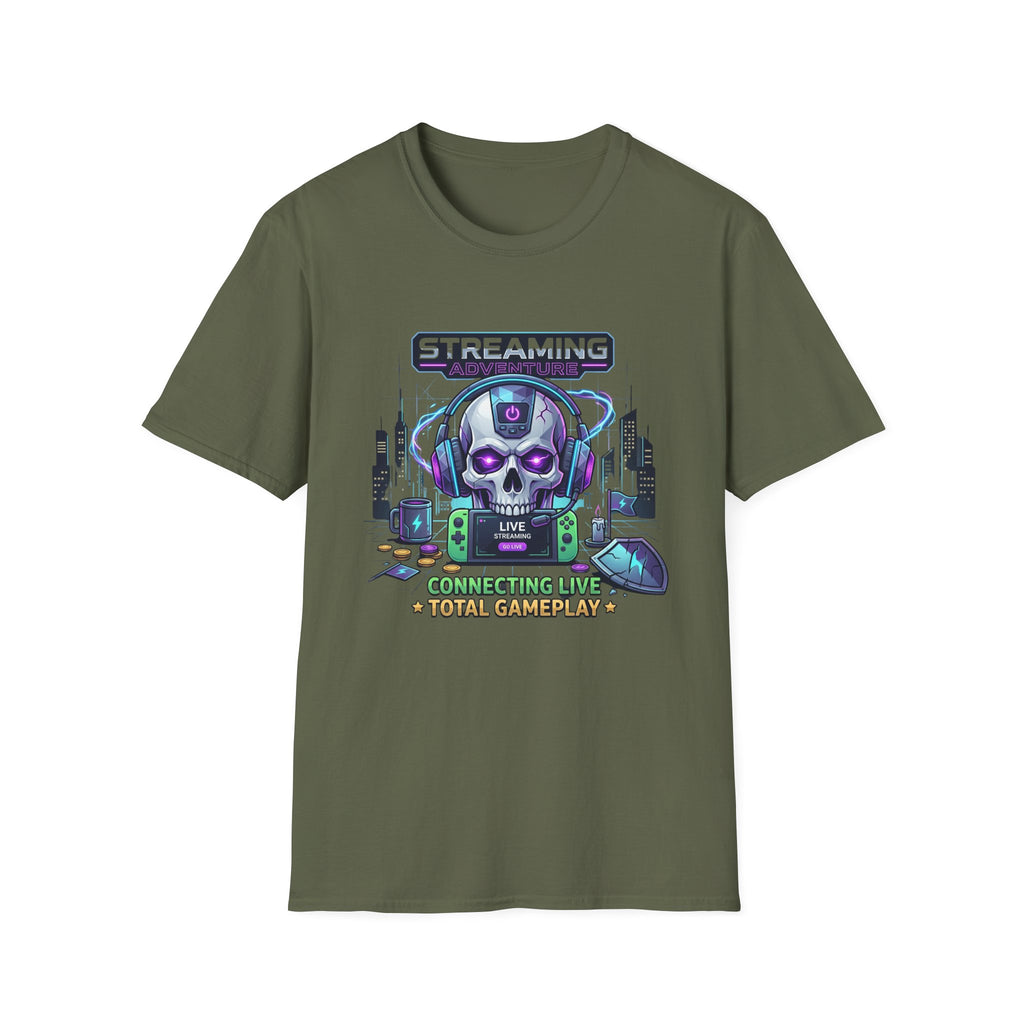 Streaming Adventure Gamer Graphic Tee