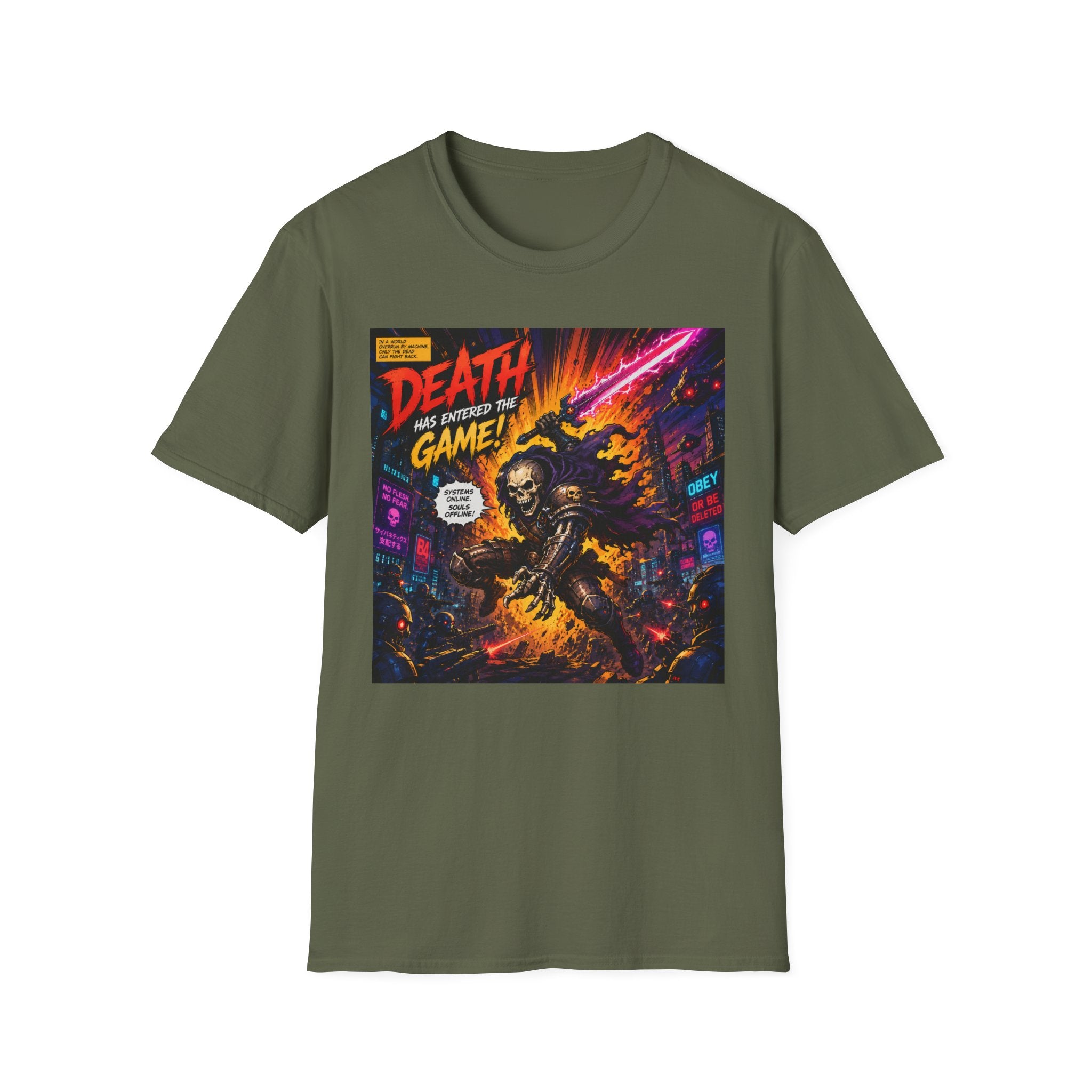 Death Has Entered Gamer Graphic Tee